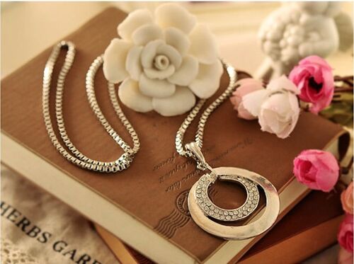 Double Ring Chain Necklace