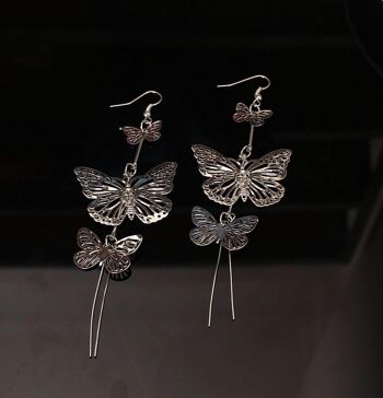 Boucles d'oreilles Slinky Big Butterfly - Or 4