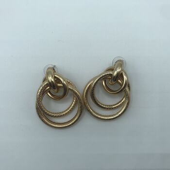 Boucles d'oreilles multi créoles motif serpent - Argent 9