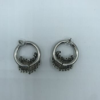 Boucles d'oreilles chaîne - Argent 8