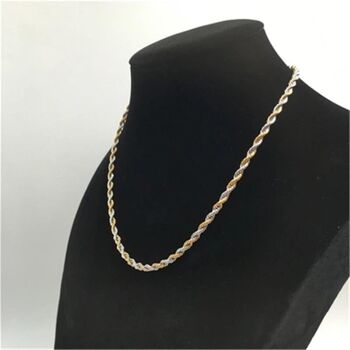 Collier corde - 4*55cm Noir 9