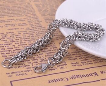 Bracelet chaîne boucle anneau - 8mm*22cm 1