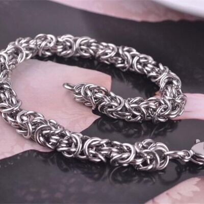 Ring buckle chain necklace - 8mm*55cm