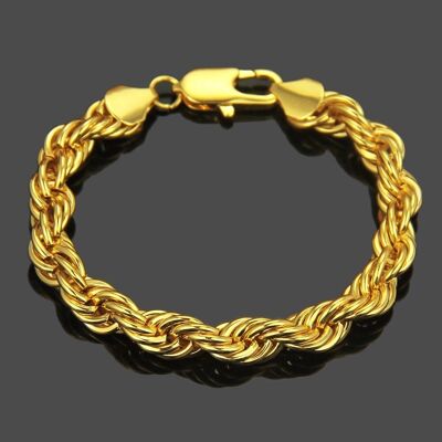 Simple rope chain bracelet - Golden