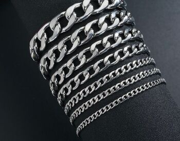 Bracelet chaîne NK - 22cm*1.2mm 1