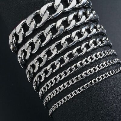 NK chain bracelet - 22cm*1.2mm