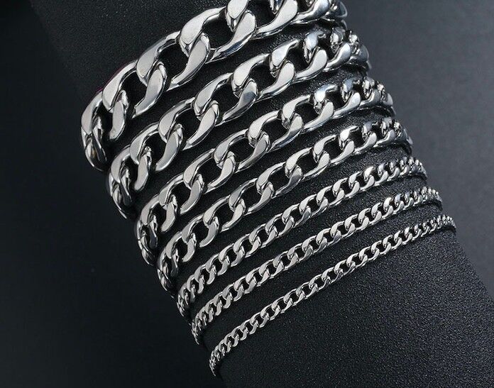 Bracciale a catena NK - 22 cm * 2,5 mm