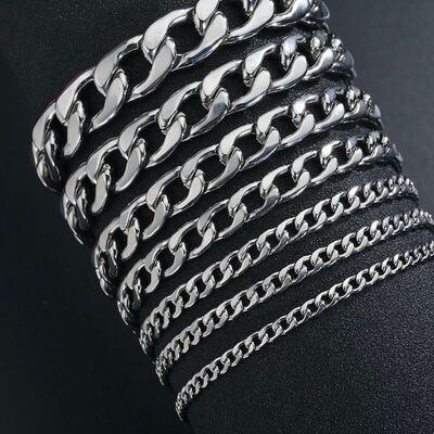 NK chain bracelet - 22cm*2.5mm