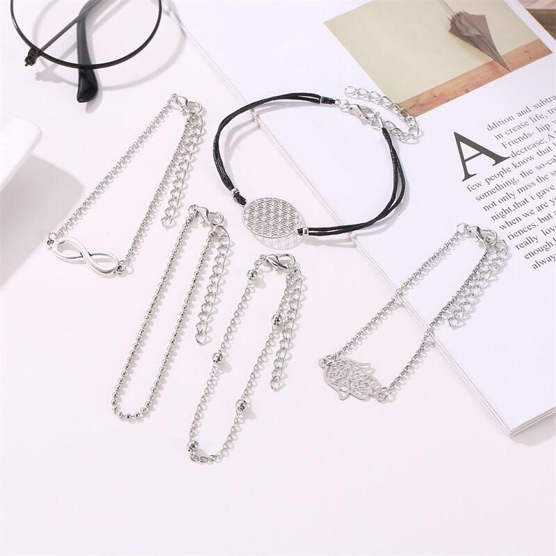 Fünfteiliges Armband aus Buddhas Hand