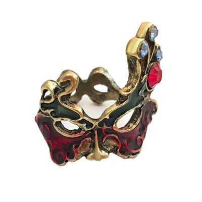 Vintage palace mask ring