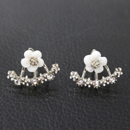 Little daisy stud earrings - Silver