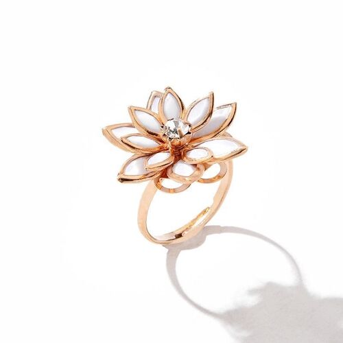 Snow lotus ring - Golden