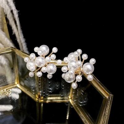 Pearl Fireworks Collection Stud Earrings