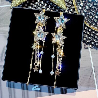 Orecchini Crystal All Stars - Cristallo bianco