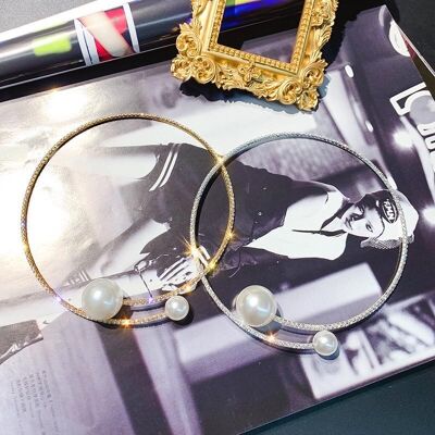 Shifting Shifting con collar y pulsera de gargantilla de perlas