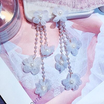 Fairy Flower Lace Perlenquaste - Weiß