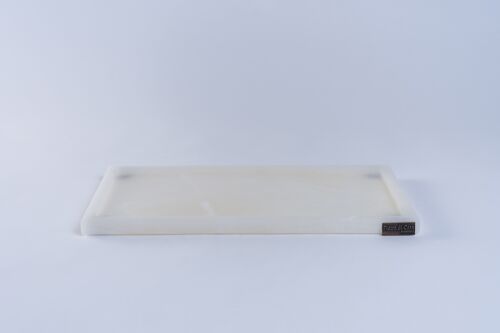 Tray PAPA ALANA Onyx Pure White - S