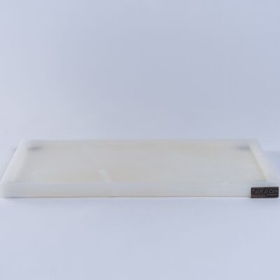 Tray PAPA ALANA Onyx Pure White - S