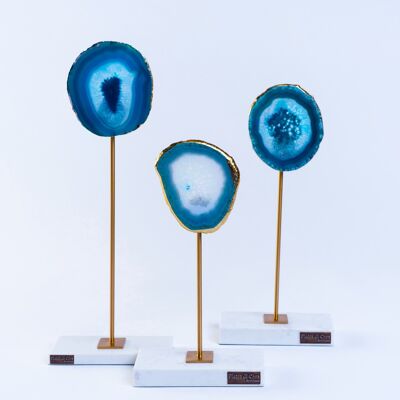 Agate Blue Eye Decorative