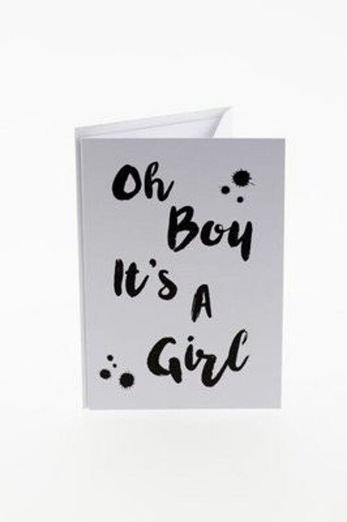 Connect cards - Oh boy it's a girl