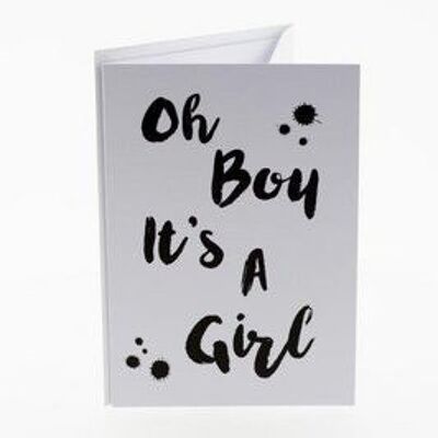 Connect cards - Oh boy it's a girl