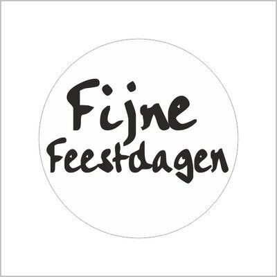 Etiket - Fijne feestdagen