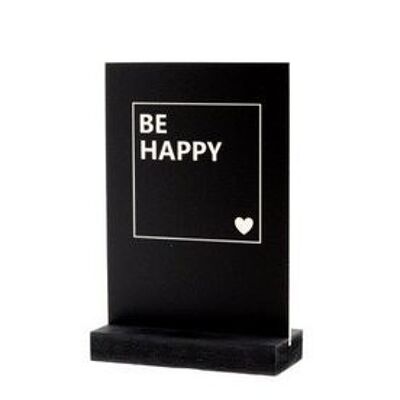 Be happy - Decoplaatje