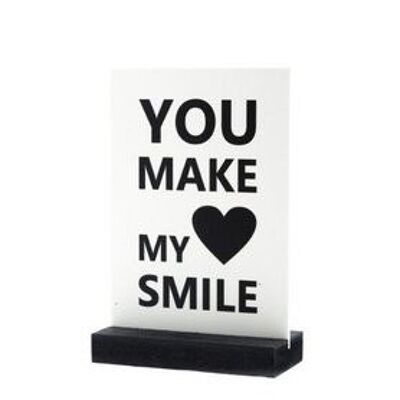 You make my heart smile - Deco picture