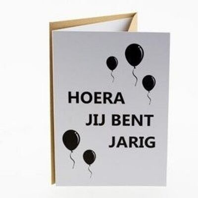 Connect cards - Hoera jij bent jarig