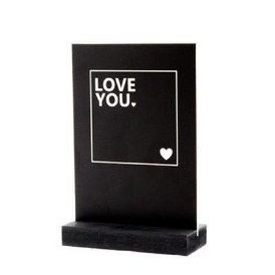 Love you. - Deco plate