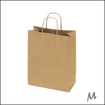 Sac kraft moyen – Marron (100 pièces)