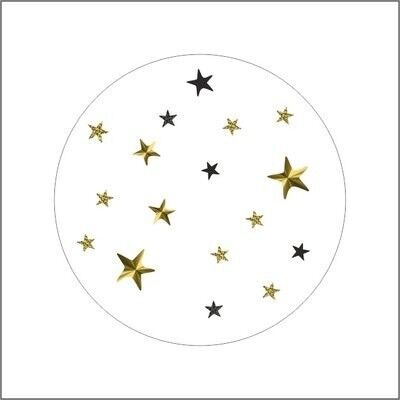 Stars - Wish label - 500 pieces