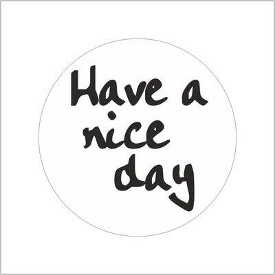 Label - Have a nice day