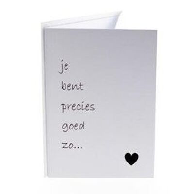 Connect cards - je bent precies goed zo...