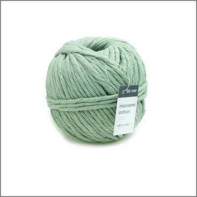 Macramé-jade green