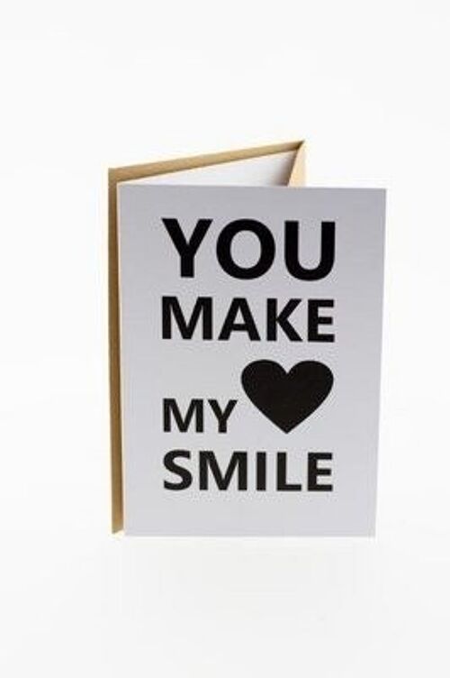Connect cards - You make my <3 smile