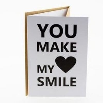 Connect cards - You make my <3 smile