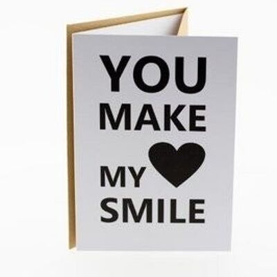 Connect cards - You make my <3 smile