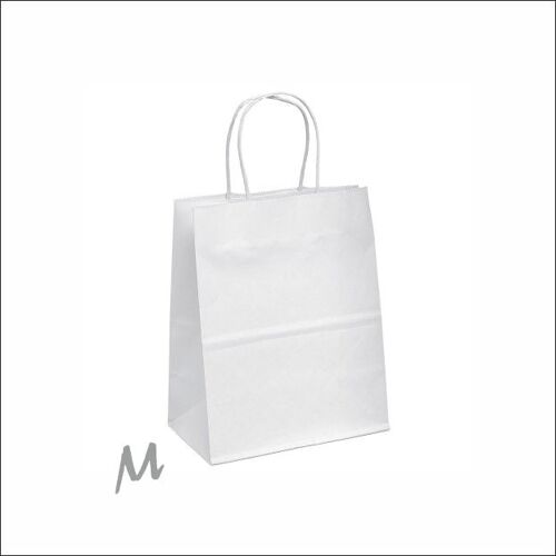 Kraft bag mini – White (100 pieces)