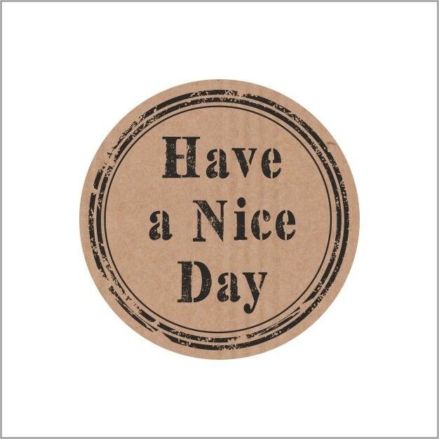 Buona giornata - Etichetta dei desideri - rotolo da 500 pezzi