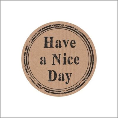 Have a nice day - Wens etiket - rol van 500 stuks