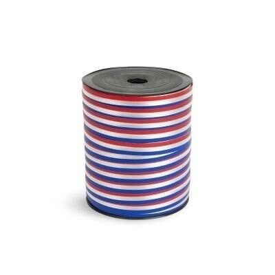 Curl ribbon - Dutch-French flag - 250 meters