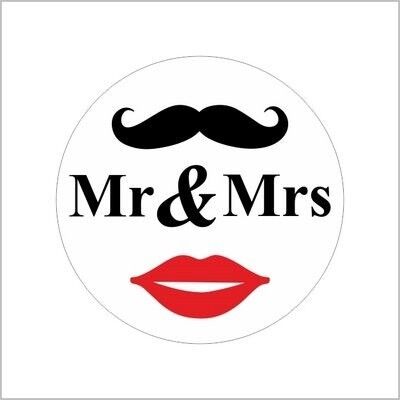 Étiquette - Mr & Mrs