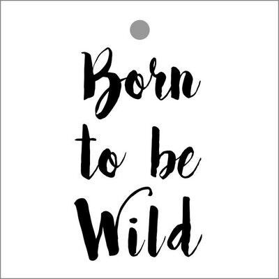 Born to be wild - Geschenkkarte