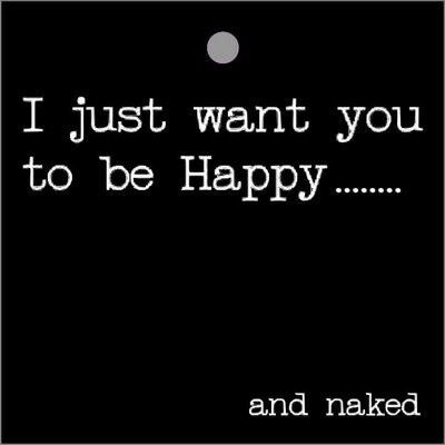 I just want to be happy... - gift card