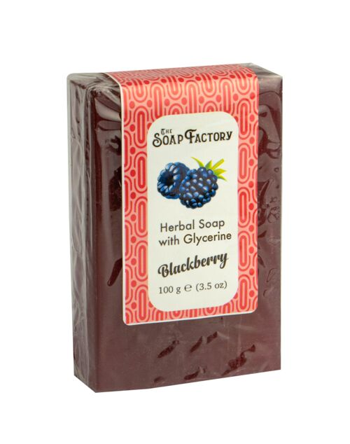 The Soap Factory Kräuterseife mit Glycerin Brombeere 100 g