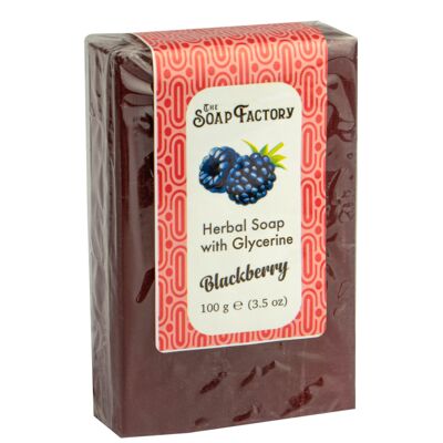 The Soap Factory Herbal Soap with Glycerin Blackberry 100 g