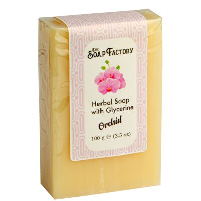 The Soap Factory Kräuterseife mit Glycerin Orchidee 100 g