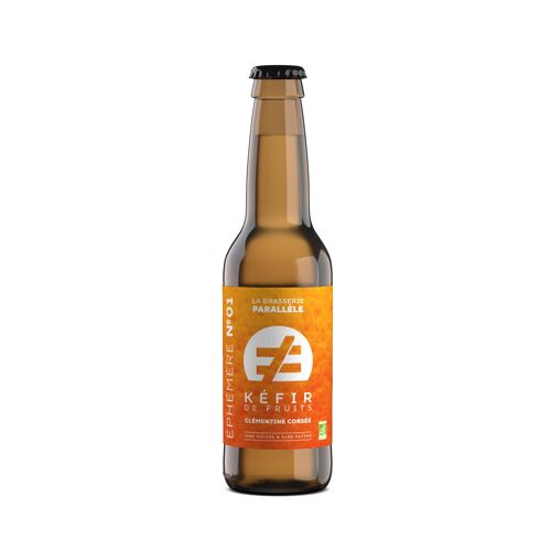 Kéfir de fruits EPHEMERE 01 - Clémentine Corsée 1x33cl