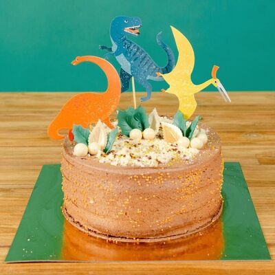 Dinosaurier-Kuchenaufsätze